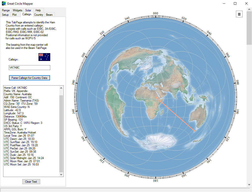 Azimuthal Equidistant Maps for Radio Hams