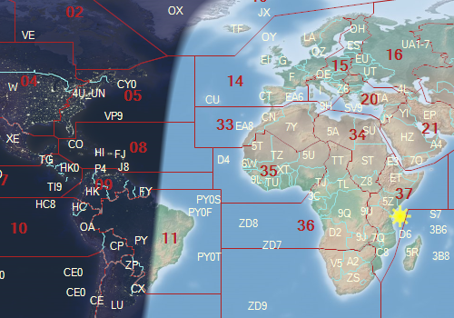 Azimuthal Equidistant Maps for Radio Hams