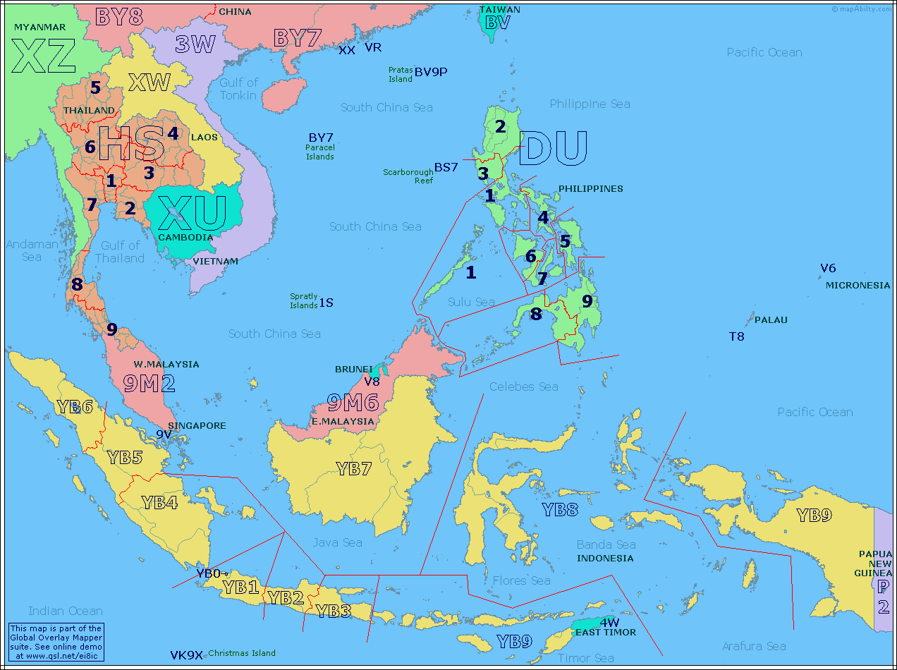 South East Asia Map 39