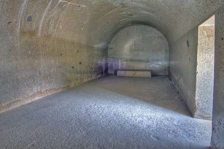 Polished interior of the Karan Chopar cave - Click to show bigger image in new browser