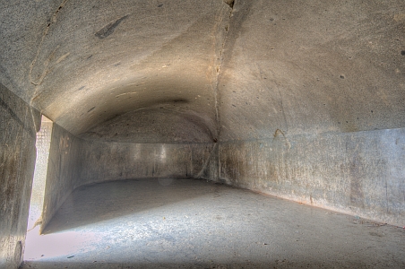 Interior of the Gopika cave, looking to the left of the doorway - Click to show bigger image in new browser