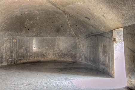 Interior of the Gopika cave, looking to the right of the doorway - Click to show bigger image in new browser