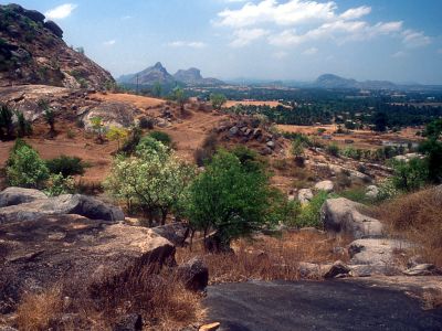 Countryside near the 'caves' - Click to show full-size image in new browser