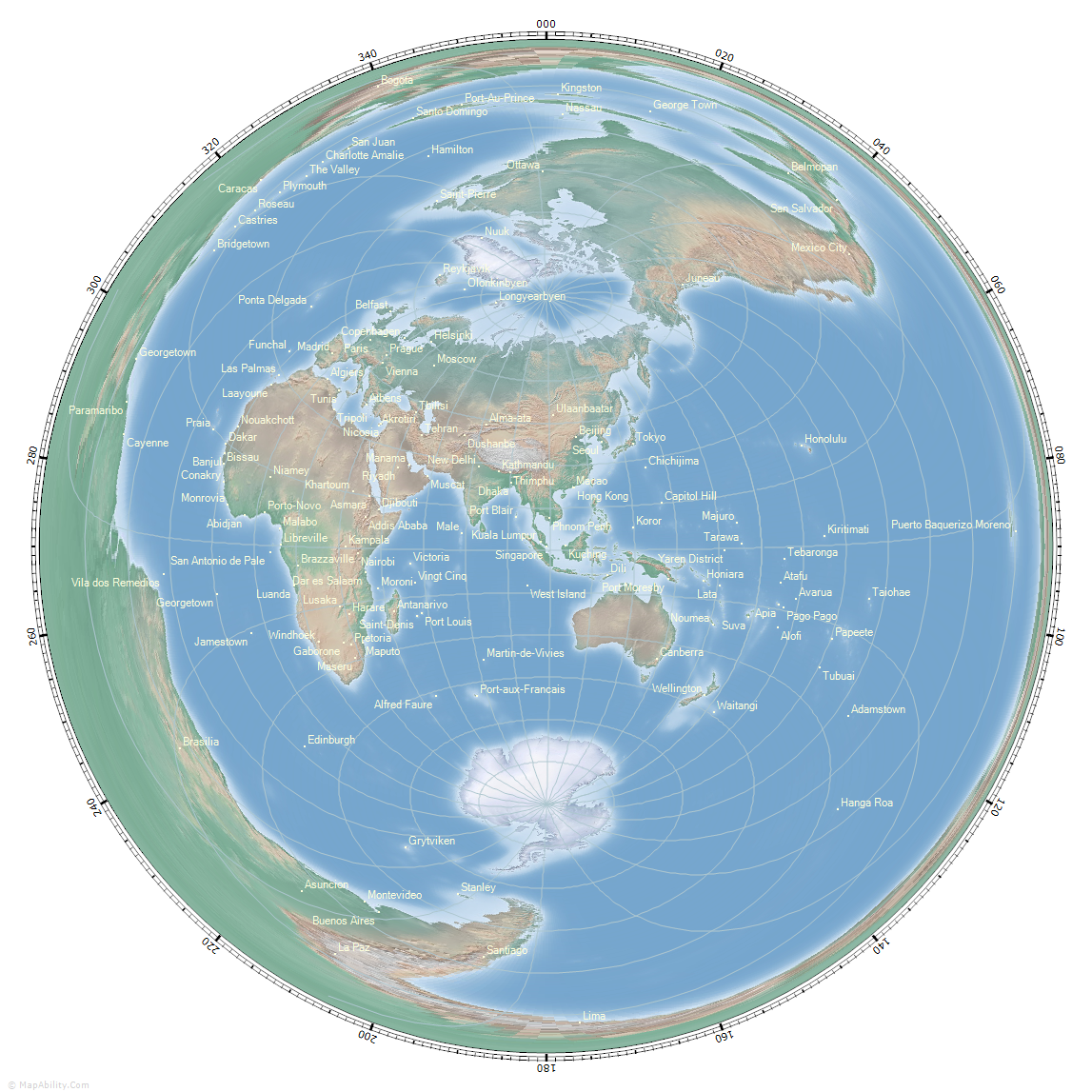 great_circle_map_for_Singapore