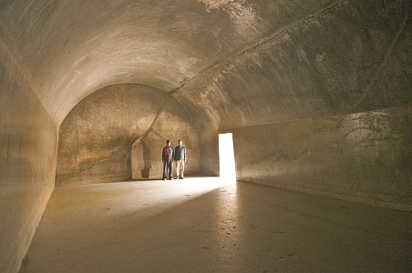 Interior of the Sudama cave - Click to show bigger image in new browser