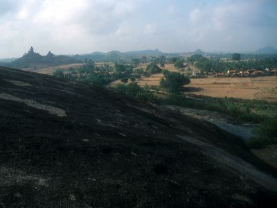 Savandurga village and countryside - Click to show full-size image in new browser