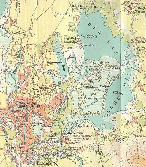 Click here to see the original 1924 map of Srinagar