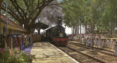 Arriving at Chandrapore Station - Click to show full-size image in new browser