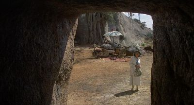 Mrs Moore Looks Into The Lower Cave - Click to show full-size image in new browser