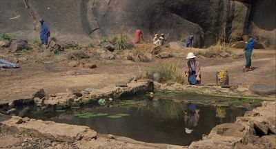 Adela Quested Next To The Elephant Bath - Click to show full-size image in new browser